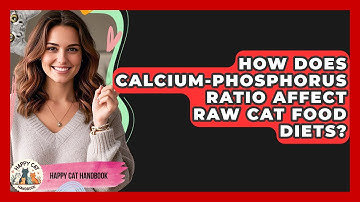 How Does Calcium-Phosphorus Ratio Affect Raw Cat Food Diets? - Happy Cat Handbook