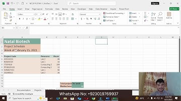 Excel Module 1 Sam End of Module Project 1 Natal Biotech