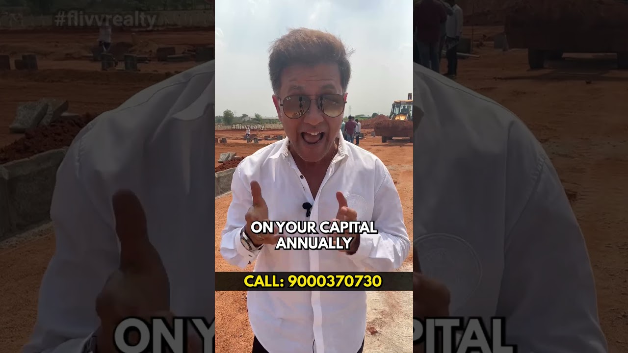 Premium Open Plots at Pharma City 100ft Main Road Bit