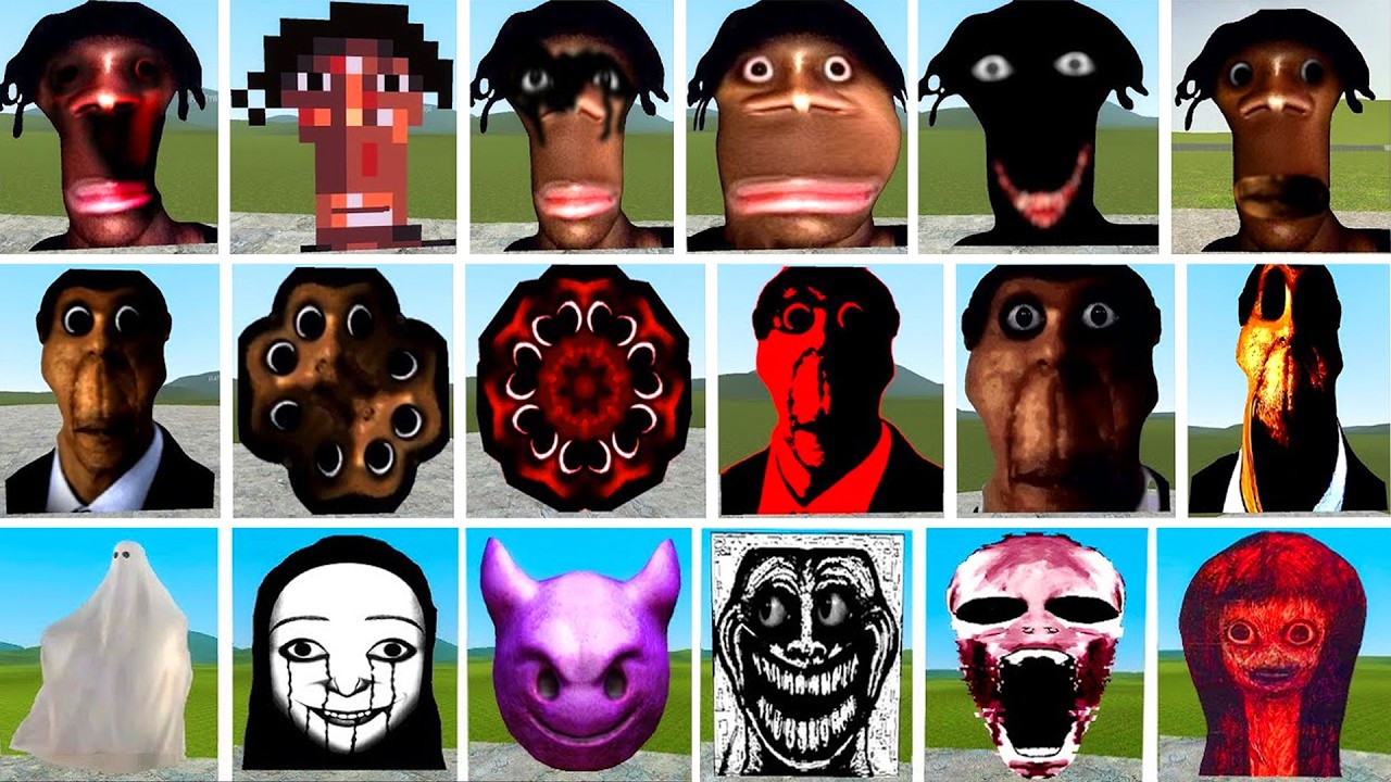 JUANDALE PRINGLE FAMILY, OBUNGA NEXTBOTS, NICO'S NEXTBOT In Garry's Mod