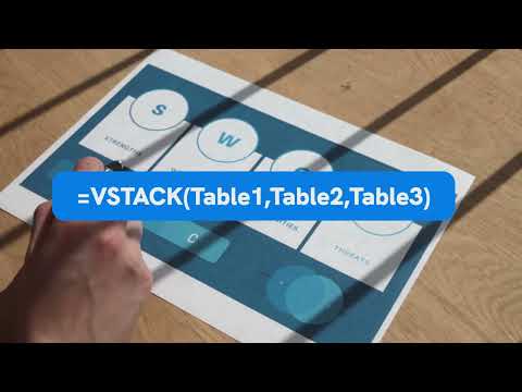 VSTACK Function in Excel Explained | Combine Multiple Tables Instantly |Excel Tutorial for Beginners