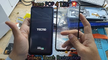 How to Restore Tecno POP 4 Lite Broken Touch Screen Restoration