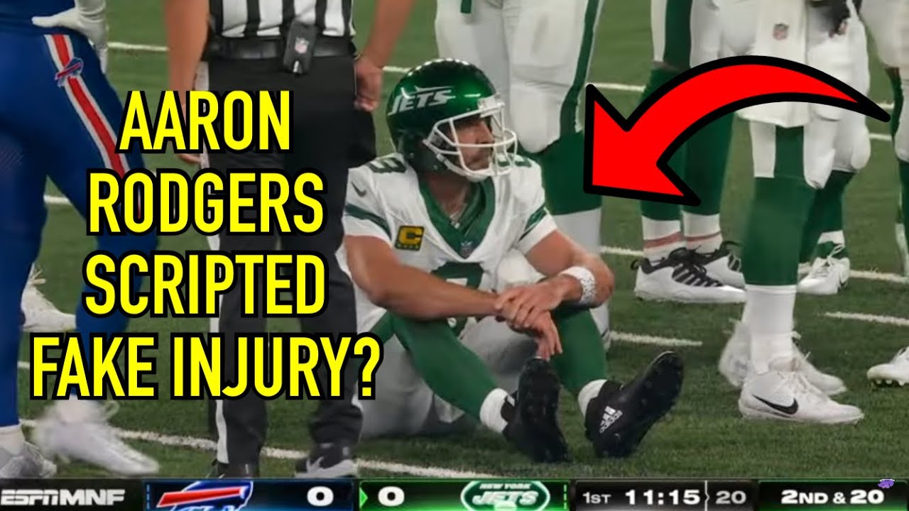 NFL Rigged: Aaron Rodgers Scripted Injury - YouTube