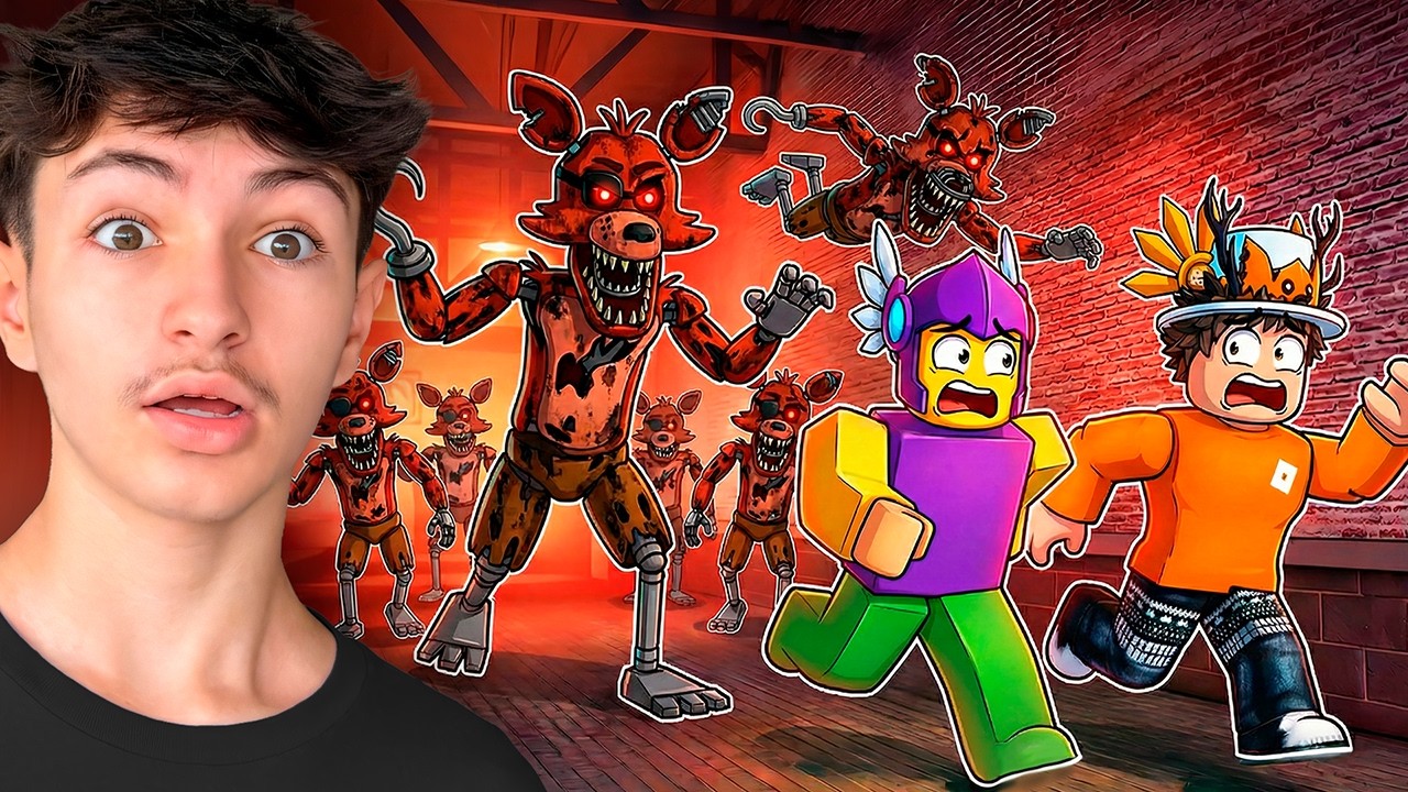 FNAF ETERNAL NIGHTS MAS TEM UM TRILHÃO DE FOXYS ATRÁS DA GENTE! 😨😭