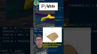 Pyvista en Python para visualizaciones 3D. #python #pyvista #yacimientos
