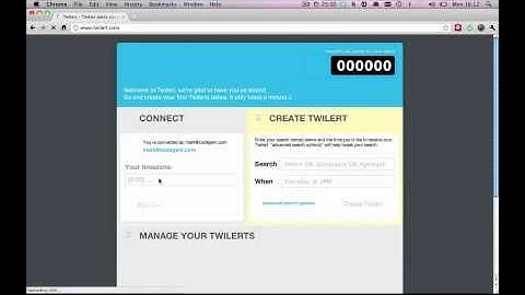 Twilert - Twitter search alerts via email