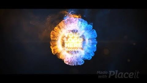 Epic Intro Video Creator Featuring a Colorful Explosion