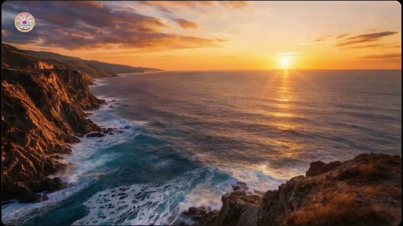 2 HOURS Sunset by the Sea | Calm  Ambient Lounge Music  for Relaxing & Sleep