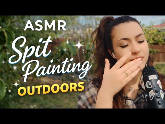 ASMR Spit painting your face 