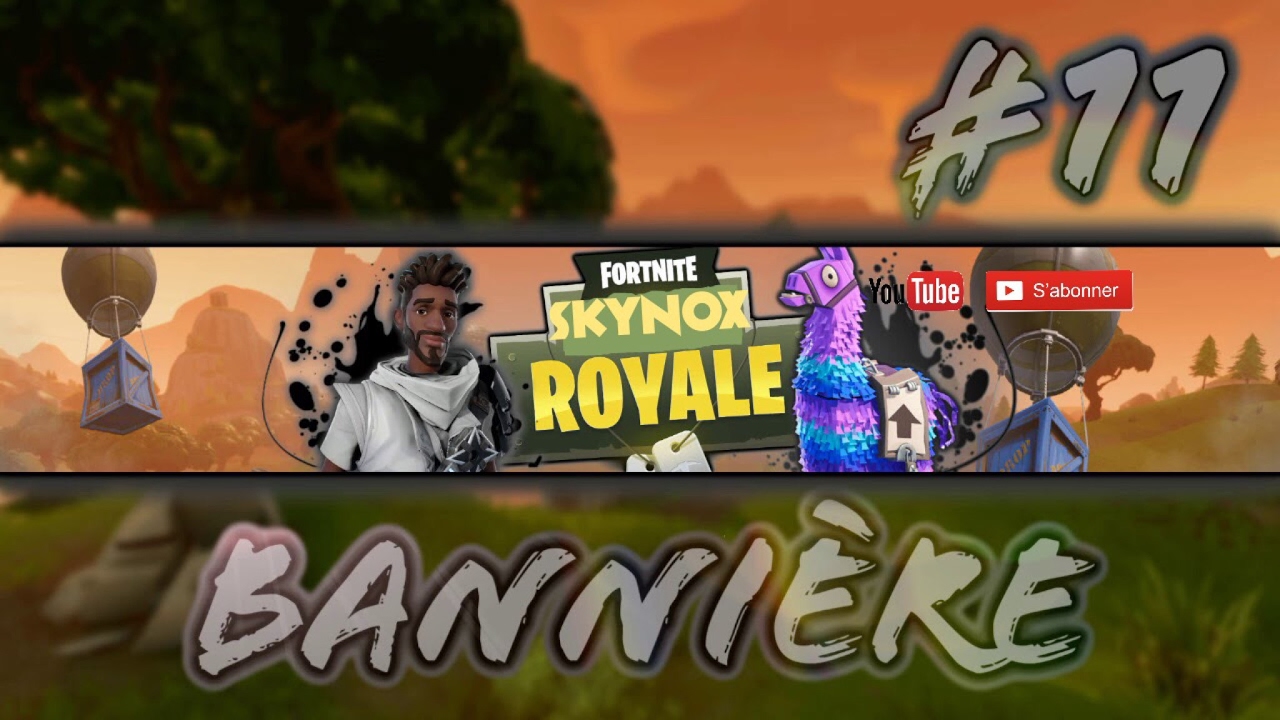 Banniere Fortnite For Ytb Best Youtube Banner Ever Created In Panzoid