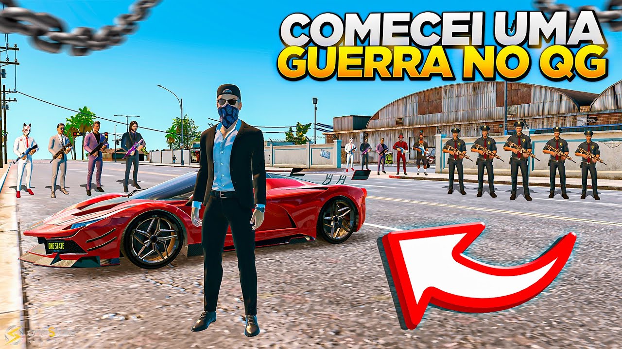 INICIEI UMA GUERRA NO MEU QG DO ONE STATE RP