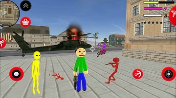 Baldi Stickman Rope Hero #11 - Android Gameplay