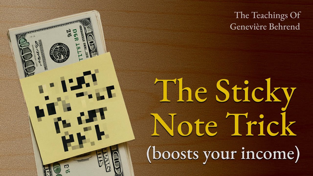 The Sticky-Note Trick That Boosts Your Income - YouTube
