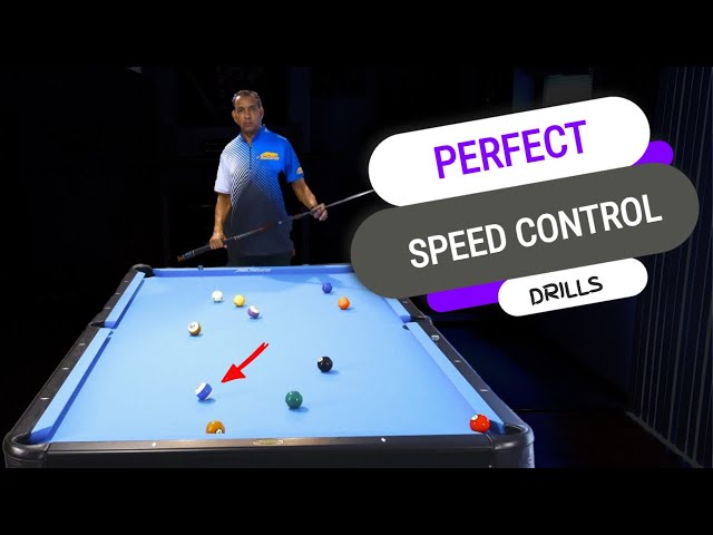 Drills for Perfect SPEED CONTROL -  All Levels of Player - (Pool Lessons) #8ballpool #9ballpool class=