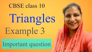 Chapter 6 triangles example 3 CBSE class 10 very important question in Malayalam