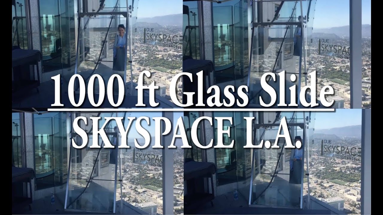 Glass Slide Skyspace La Us Bank Building 70th Floor Skyslide