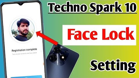 Techno Spark 10 me face lock kaise lagaye | how to set face lock in Techno Spark 10