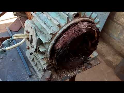 Электродвигатель асинхронный, двухскоростной с металлолома. Как подключить?