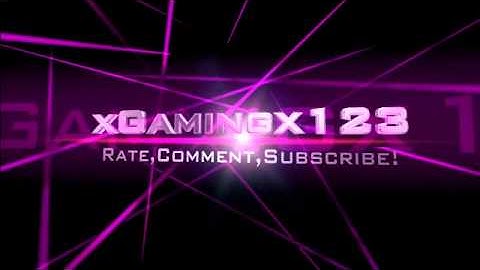 My New YouTube Intro! - xGamingx123 - Rate, Comment, Subscribe!