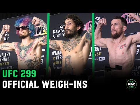 UFC 299: Official Weigh-ins