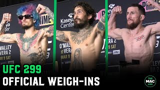 Ufc 299: Official Weigh-Ins