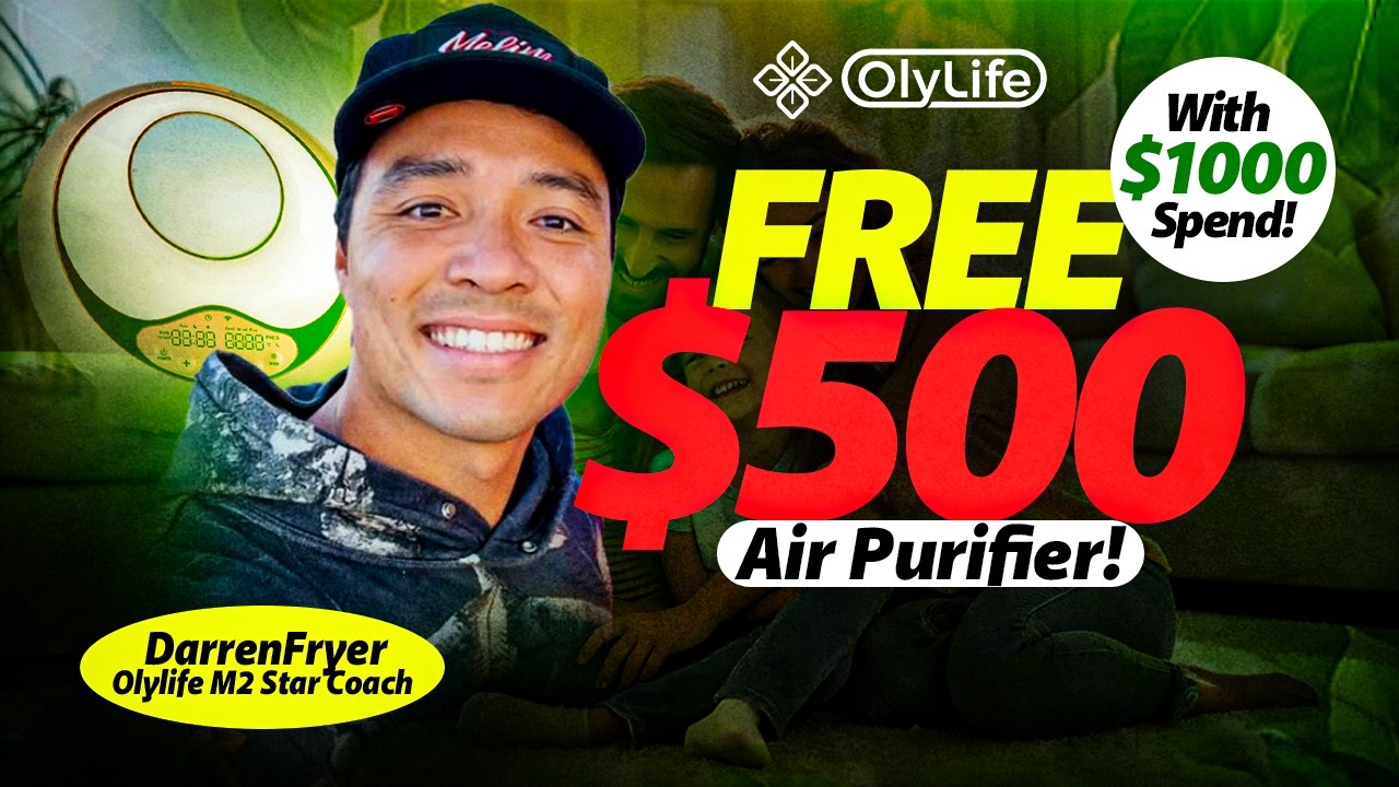 FREE OlyLife Bama Air A9 with $1000 Spend! Anion Smart Air