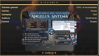 The Ultimate Options Menu for RPG Maker MZ | Angelus_System