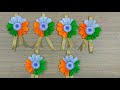 Independence day Badge/Handmade Badge for guests/tri-colour badge idea/ republic day badge for guest