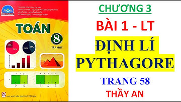Toán lớp 8 (CHÂN TRỜI SÁNG TẠO) Chương 3 - BÀI 1:  ĐỊNH LÍ PYTHAGORE (Lí thuyết)