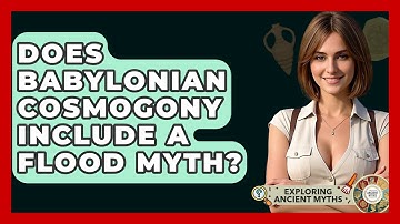 Does Babylonian Cosmogony Include A Flood Myth? - Exploring Ancient Myths