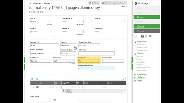 Sage X3 - How to Create Journal Entries