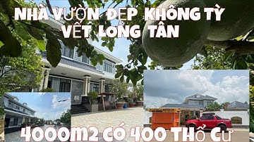 NHÀ VƯỜN ĐẸP NHƯ  HOA HẬU LONG TÂN