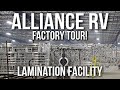 Alliance RV Factory Tour! Lamination Facility!