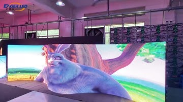 200PCS EA500H7 P3.91 Rental LED Billboard for Portugal | EagerLED LED Billboard Aging Test