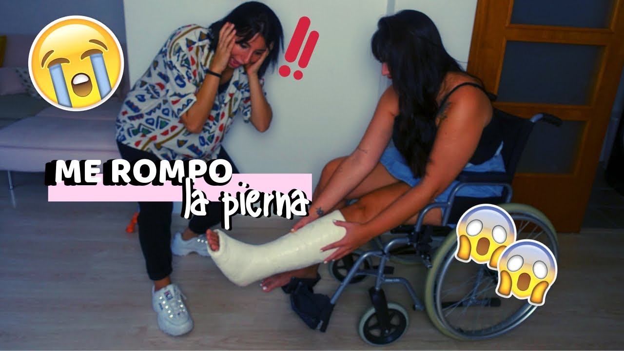 Me ROMPO La PIERNA 24 Horas Con NOSOTRAS YouTube