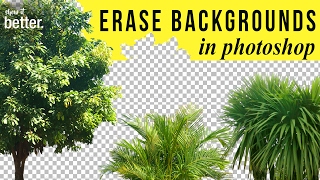 Erase Background from Images in Photoshop Tutorial