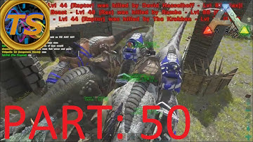 ARK Survival Evolved Gameplay - Part 50: "WE ARE GETTING ATTACKED!"