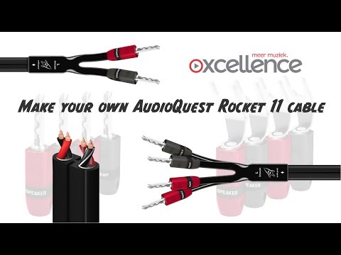 Make your own AudioQuest Rocket 11 speaker cable