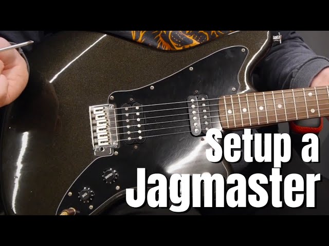Restoration and Setup a Squier Jagmaster Guitar