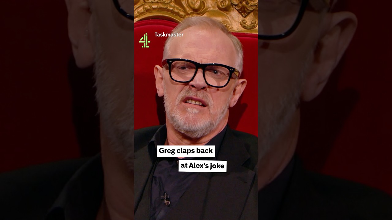 Oop, Greg Davies claps back at Alex Horne #Taskmaster