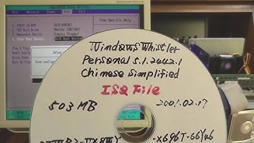 I tested installation Windows Whistler Personal 5.1.2442.1[Chinese Simplified]