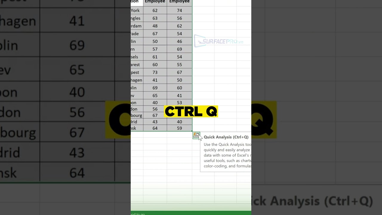 [Thủ thuật Excel] Tính năng cực HỮU ÍCH mà dân văn phòng nên xem! #Shorts