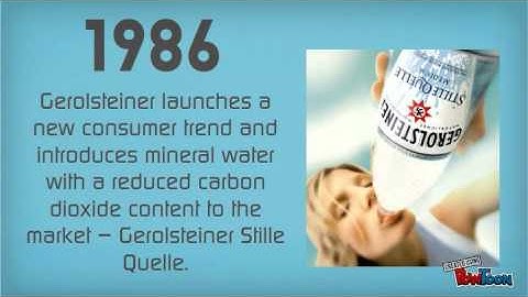 Gerolsteiner Mineral Water