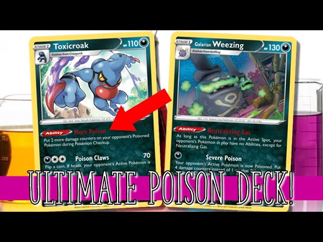 retning ugyldig Hele tiden Ultimate Poison Deck! | Galarian Weezing and Toxicroak Join Forces To Deal  Massive Damage! - YouTube