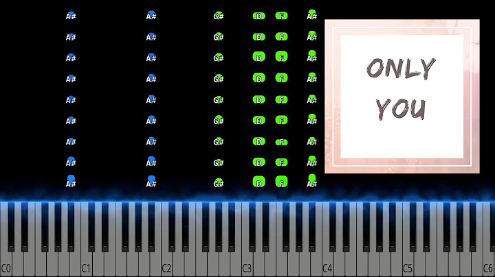 Only You Piano version - Piano performance video thumbnail