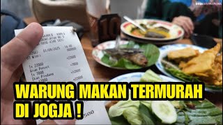 WARUNG MAKAN TERMURAH DI JOGJA DI MALIOBORO !