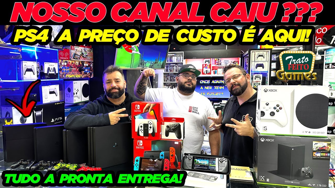 PS4 e XBOX + BARATO DA SANTA IFIGÊNIA - TRATO FEITO GAMES 