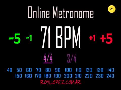 71 bpm metronome