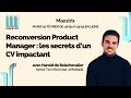 Reconversion product manager  les secrets dun cv impactant