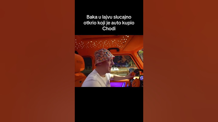 Baka u lajvu slučajno otkrio koji je auto kupio Chodi. #bakaprase #bakasepra #choda #fyp #trending